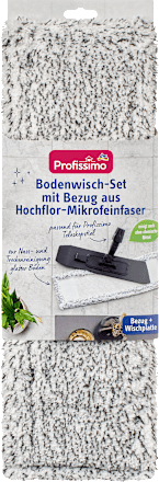 Bodenwisch-Set mit Bezug aus Hochflor-Mikrofeinfaser, 1 St