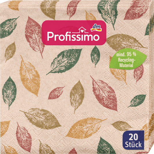 Profissimo Cocktailserviette-Recycling Blätter 25x25cm, 20 St