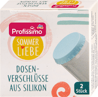 Dosenverschlüsse Silikon bunt Sommerliebe, 2 St