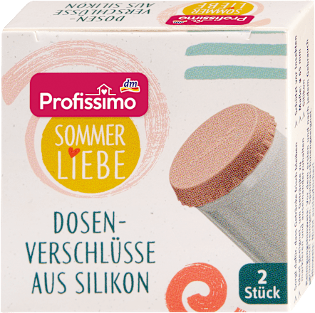 Dosenverschlüsse Silikon neutral Sommerliebe, 2 St