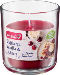 Profissimo Duftkerze im Glas  Cherry Vanilla, 1 St