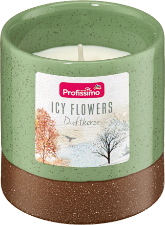 Profissimo Duftkerze im Glas Icy Flowers, 1 St