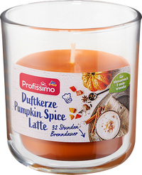 Duftkerze im Glas Pumpkin Spice Latte, 1 St