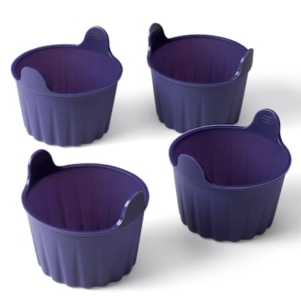Eier- und Muffineinsatz Silikon für Heißluftfritteuse und Backofen, 4 St