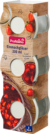 Einmachgläser 230ml, 3 St Profissimo