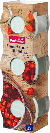 Einmachgläser 230ml, 3 St Profissimo