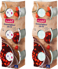 Einmachgläser 230ml, 3 St Profissimo