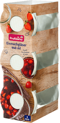 Inmaakpotten 440ml, 3 stuks