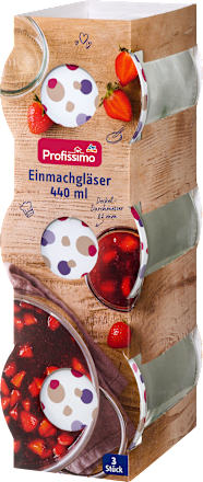Inmaakpotten 440ml, 3 stuks
