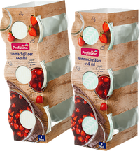 Inmaakpotten 440ml, 3 stuks