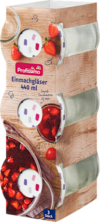 Inmaakpotten 440ml, 3 stuks