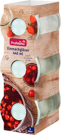 Inmaakpotten 440ml, 3 stuks