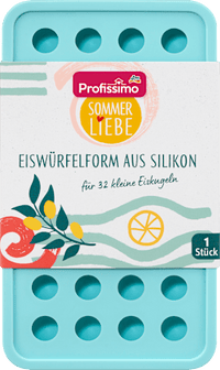 Eiswürfelform Kugeln aus Silikon Sommerliebe, 1 St