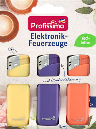 Elektronische aanstekers, 3 stuks