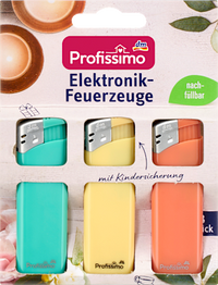 Elektronische aanstekers, 3 stuks