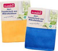 Fenstertuch aus Mikrofeinfaser 2in1, 1 St Profissimo