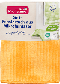 Fenstertuch aus Mikrofeinfaser 2in1, 1 St Profissimo