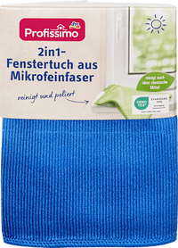 Fenstertuch aus Mikrofeinfaser 2in1, 1 St Profissimo