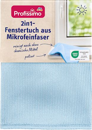 Fenstertuch aus Mikrofeinfaser 2in1, 1 St
