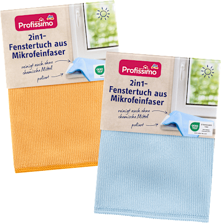 Fenstertuch aus Mikrofeinfaser 2in1, 1 St