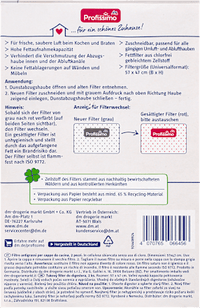 Fettfilter Dunstabzugshauben, 2 St