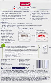 Afzuigkappen met vetfilter, 2 stuks