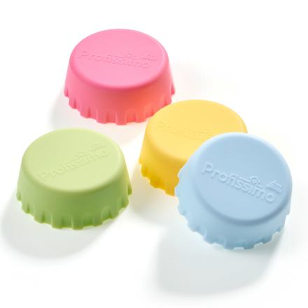 Kleurrijke siliconen flessendoppen Zomerliefde