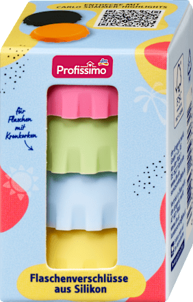 Kleurrijke siliconen flessendoppen Zomerliefde