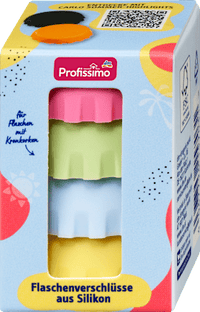 Kleurrijke siliconen flessendoppen Zomerliefde