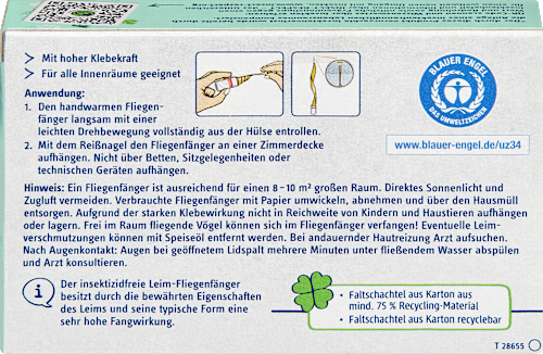Vliegenvangers, 4 stuks