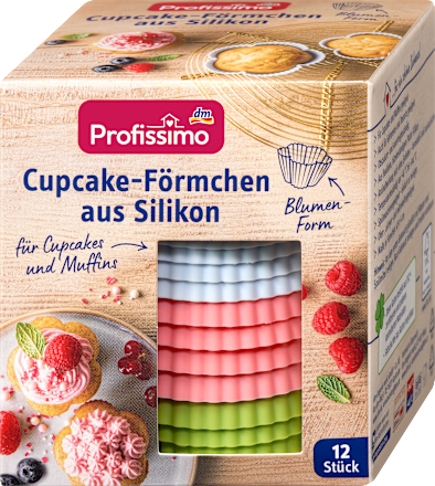 Förmchen 2in1 Silikon, 12 St