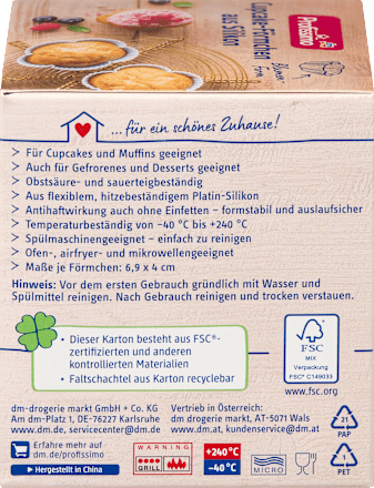 Förmchen 2in1 Silikon, 12 St