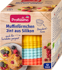 Förmchen 2in1 Silikon, 12 St