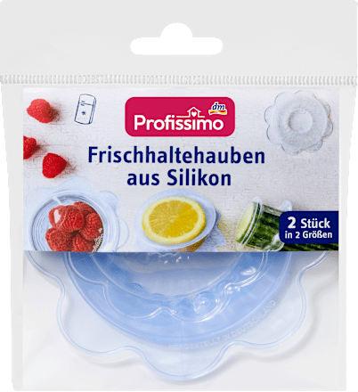 Frischhaltehauben aus Silikon, 2 St