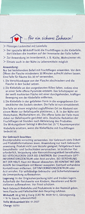 Fruitvliegenval, 1 stuk