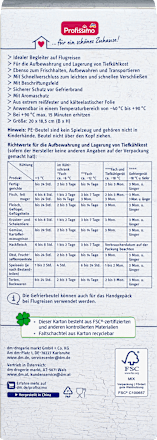 Gefrierbeutel 1 l mit Schnellverschluss, 15 St Profissimo