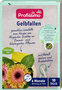 Gele vallen, 10 stuks