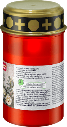 Graflicht met LED, 1 stuk