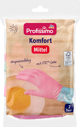 Haushaltshandschuhe Komfort (2 Paar), 4 St