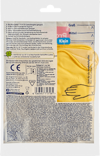 Huishoudelijke handschoenen universeel klein (1 paar), 1 st