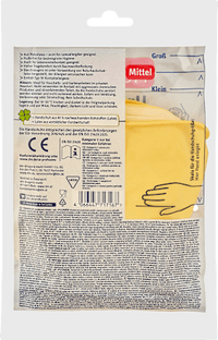 Huishoudelijke handschoenen universeel medium (1 paar), 1 stuk