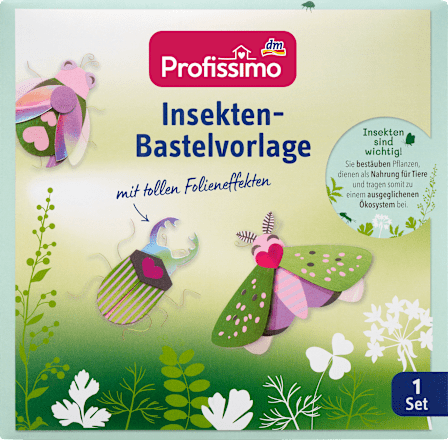 Insekten Bastelvorlage, 3 St Profissimo