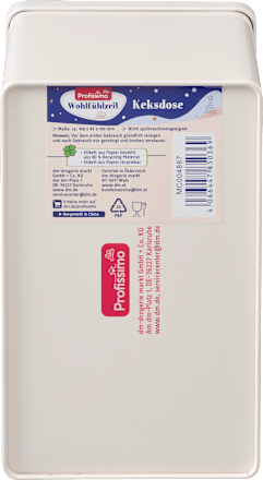 Koekjesblik "Feel-good time", 1 stuk