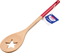 Houten lepel met ster, 1 st.