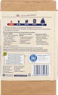 Compostzakken natuur vochtafstotend 10 l, 8 stuks