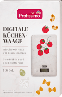 Digitale keukenweegschaal, 1 stuk