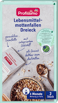 Lebensmittelmottenfallen Dreieck, 2 St