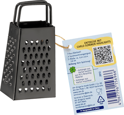 Mini rasp zwart Summer Love, 1 stuk