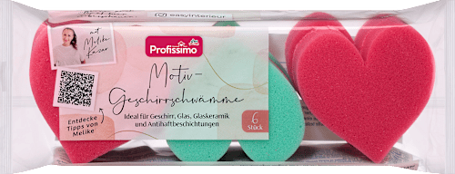 Motiv-Geschirrschwämme, 6 St Profissimo