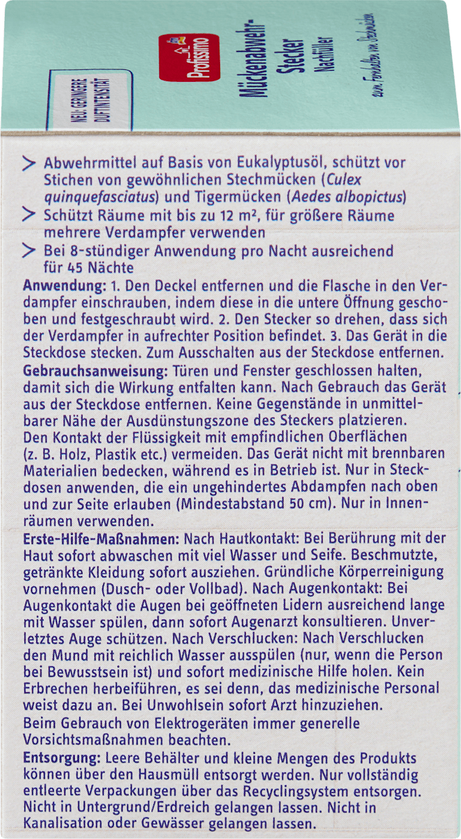 Profissimo Mückenabwehr-Stecker Nachfüller, 1 St